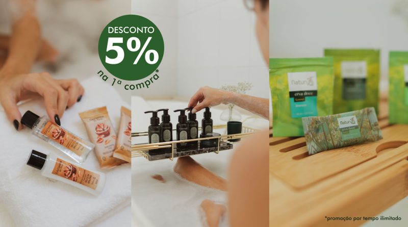 ganhe 5% de desconto na primeira compra
